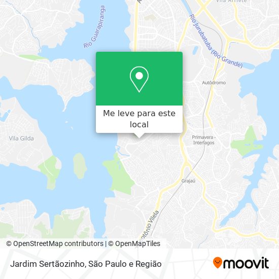 Jardim Sertãozinho mapa