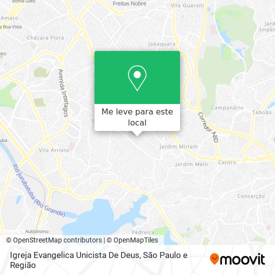 Igreja Evangelica Unicista De Deus mapa