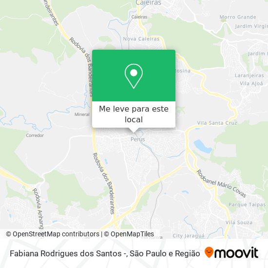 Fabiana Rodrigues dos Santos - mapa