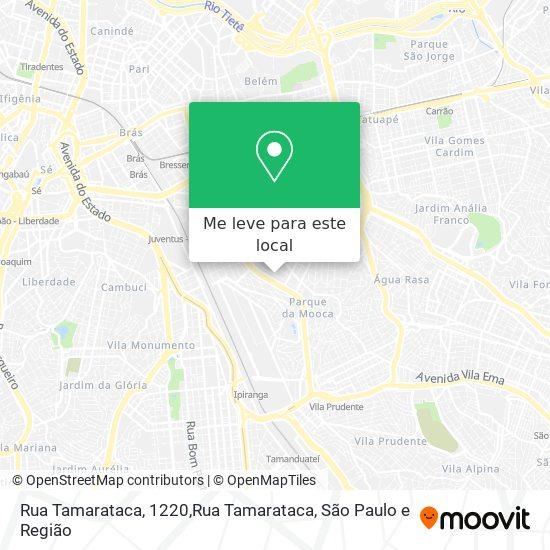 Rua Tamarataca, 1220,Rua Tamarataca mapa
