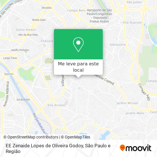 EE Zenaide Lopes de Oliveira Godoy mapa