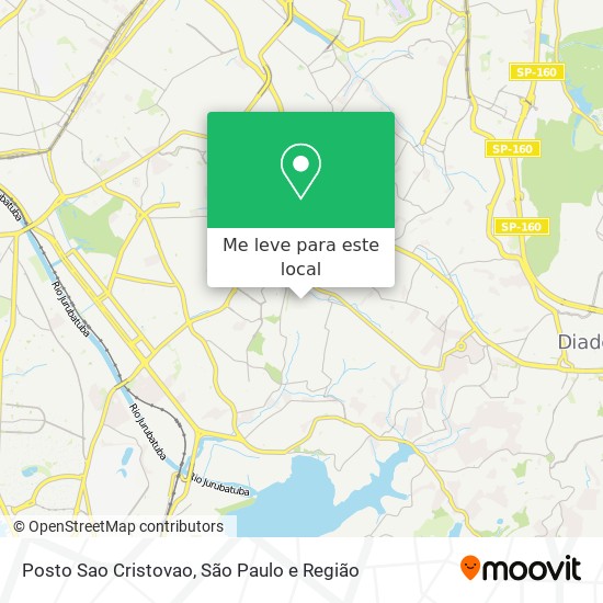 Posto Sao Cristovao mapa