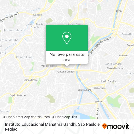 Instituto Educacional Mahatma Gandhi mapa