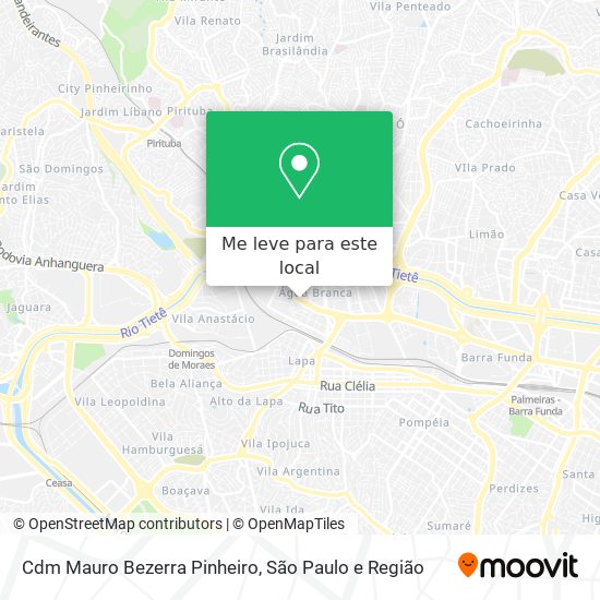 Cdm Mauro Bezerra Pinheiro mapa