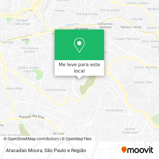 Atacadao Moura mapa