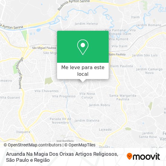 Aruanda Na Magia Dos Orixas Artigos Religiosos mapa