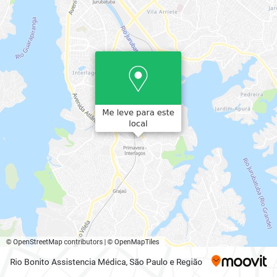 Rio Bonito Assistencia Médica mapa