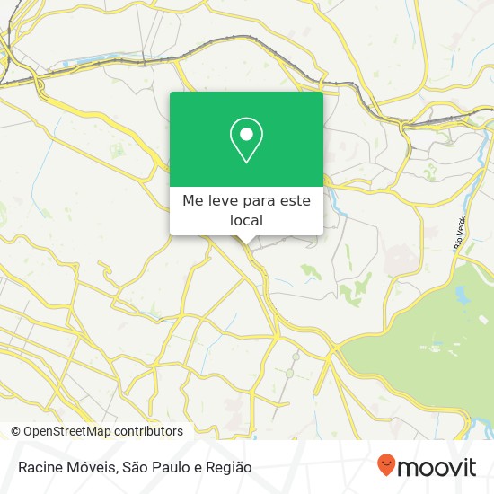 Racine Móveis, Avenida Aricanduva Cidade Líder São Paulo-SP 03930-110 mapa