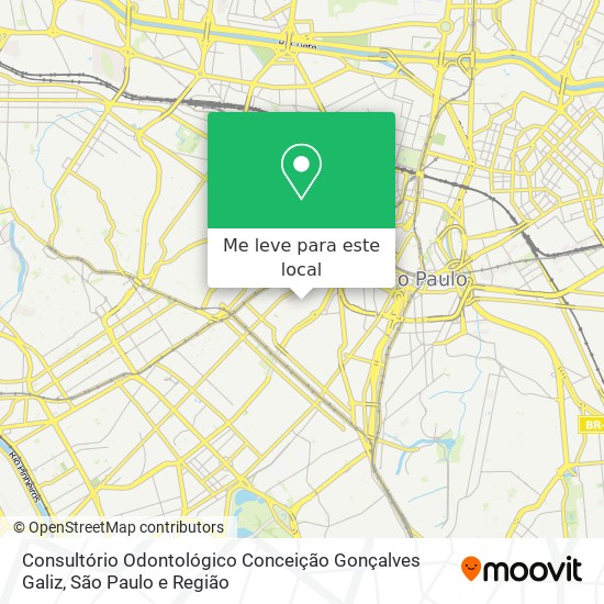 Consultório Odontológico Conceição Gonçalves Galiz mapa