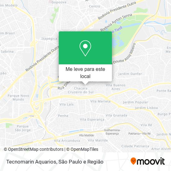 Tecnomarin Aquarios mapa