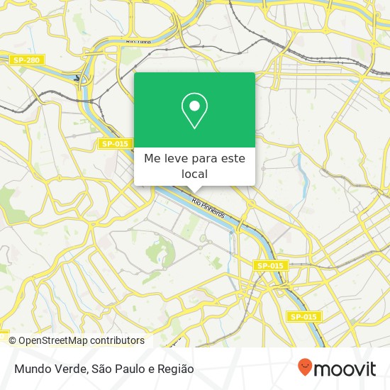 Mundo Verde, Alto de Pinheiros São Paulo-SP mapa