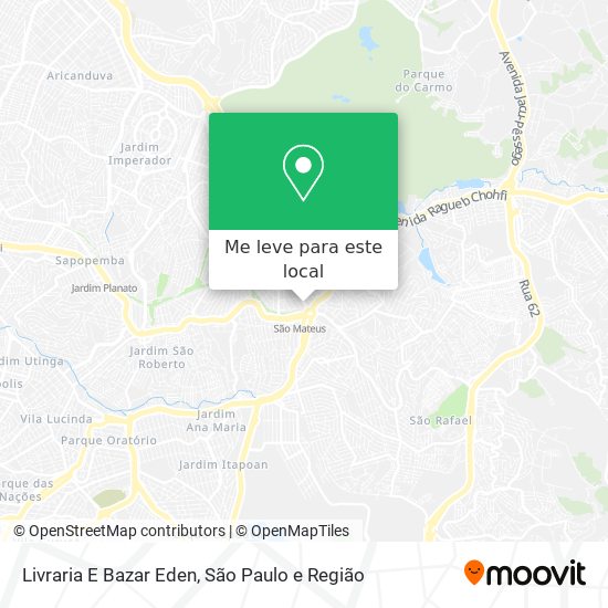 Livraria E Bazar Eden mapa
