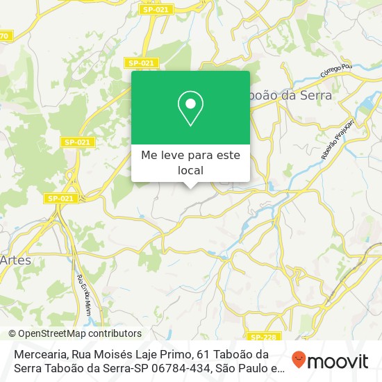 Mercearia, Rua Moisés Laje Primo, 61 Taboão da Serra Taboão da Serra-SP 06784-434 mapa