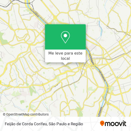 Feijão de Corda Corifeu mapa