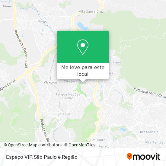 Espaço VIP mapa