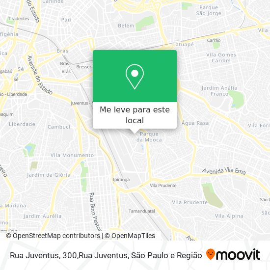 Rua Juventus, 300,Rua Juventus mapa