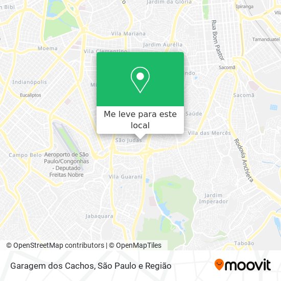 Garagem dos Cachos mapa