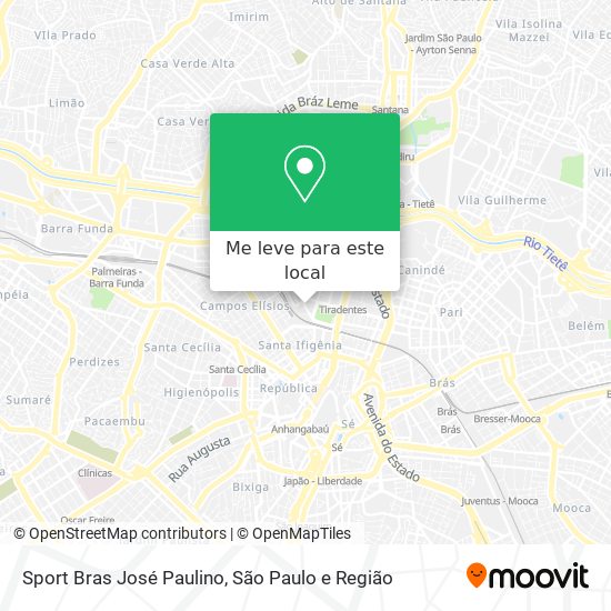 Sport Bras José Paulino mapa