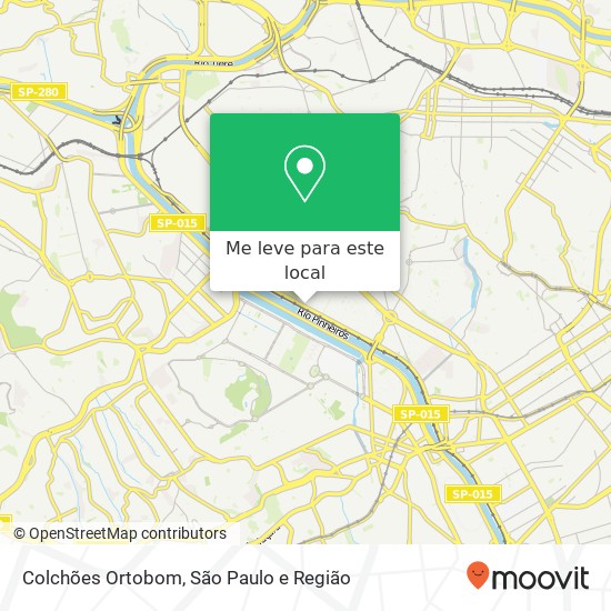 Colchões Ortobom, Avenida das Nações Unidas, 4777 Alto de Pinheiros São Paulo-SP 05477-000 mapa