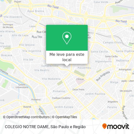 COLEGIO NOTRE DAME mapa