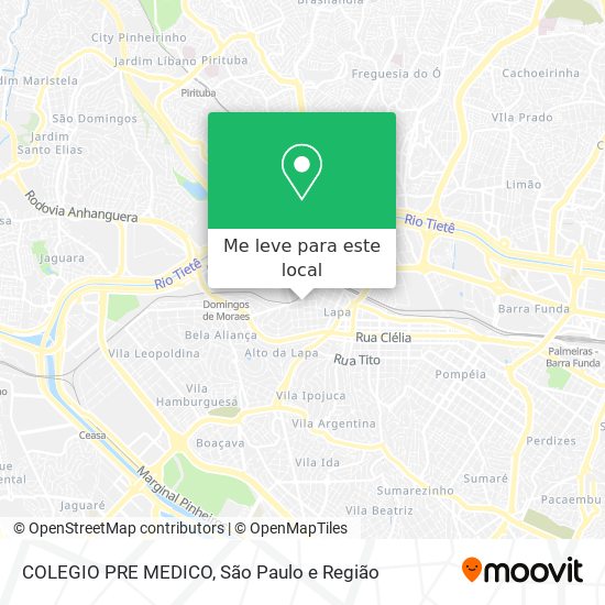 COLEGIO PRE MEDICO mapa