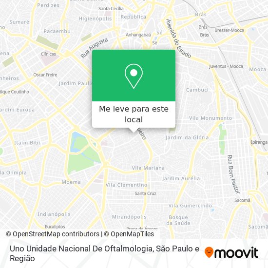Uno Unidade Nacional De Oftalmologia mapa