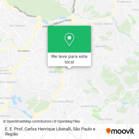E. E. Prof. Carlos Henrique Liberalli mapa