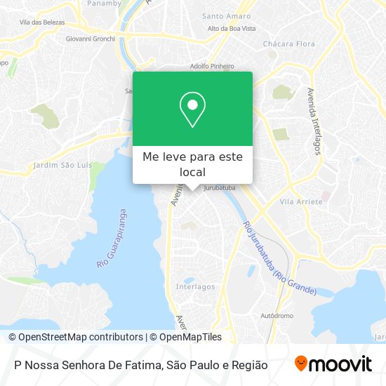 P Nossa Senhora De Fatima mapa