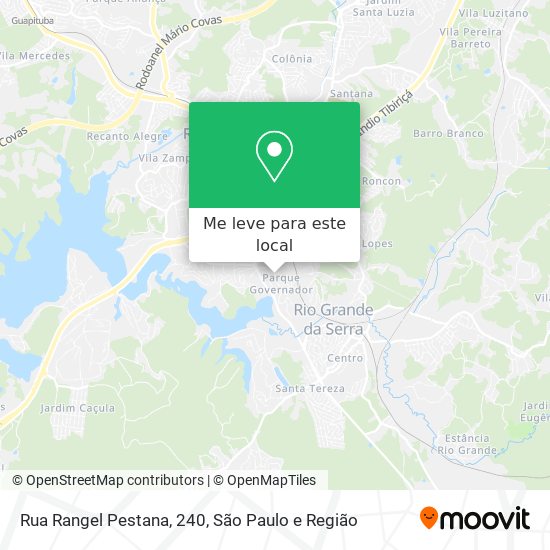 Rua Rangel Pestana, 240 mapa
