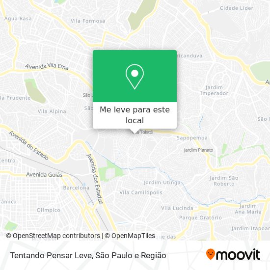 Tentando Pensar Leve mapa