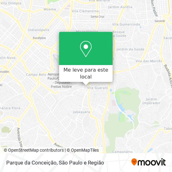 Parque da Conceição mapa