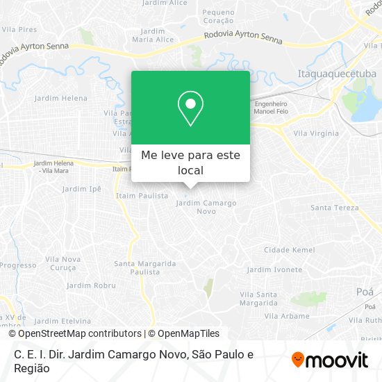 C. E. I. Dir. Jardim Camargo Novo mapa