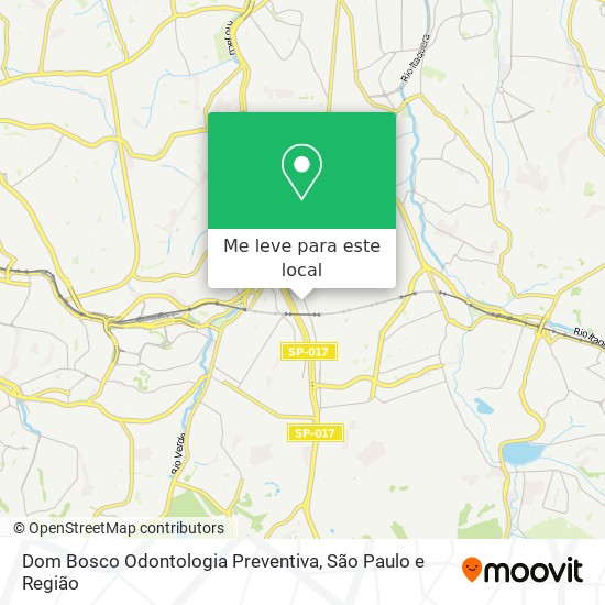 Dom Bosco Odontologia Preventiva mapa