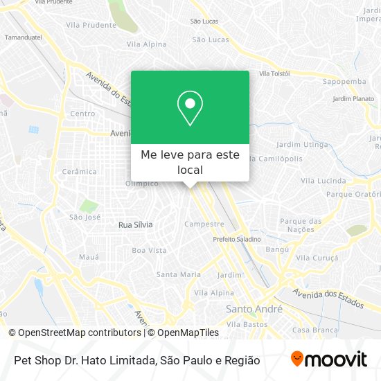 Pet Shop Dr. Hato Limitada mapa