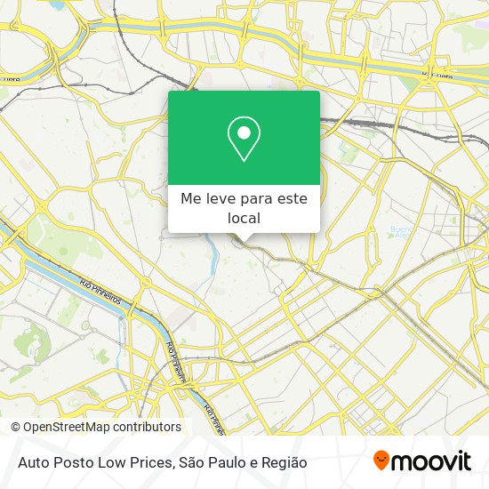 Auto Posto Low Prices mapa