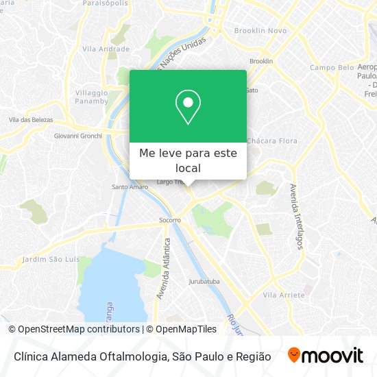 Clínica Alameda Oftalmologia mapa