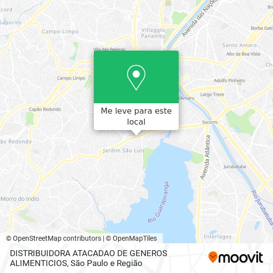 DISTRIBUIDORA ATACADAO DE GENEROS ALIMENTICIOS mapa