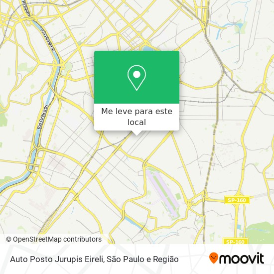 Auto Posto Jurupis Eireli mapa