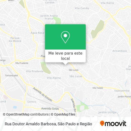 Rua Doutor Arnaldo Barbosa mapa