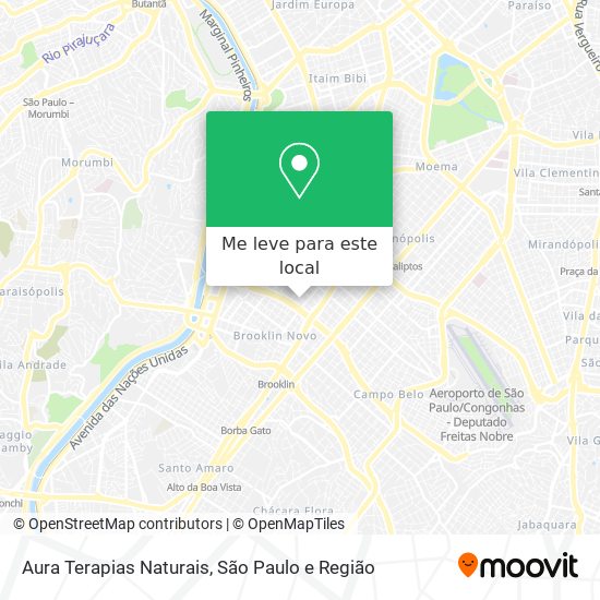 Aura Terapias Naturais mapa