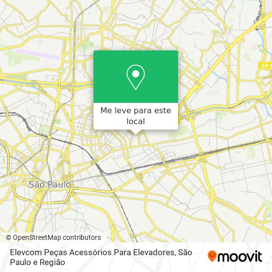 Elevcom Peças Acessórios Para Elevadores mapa