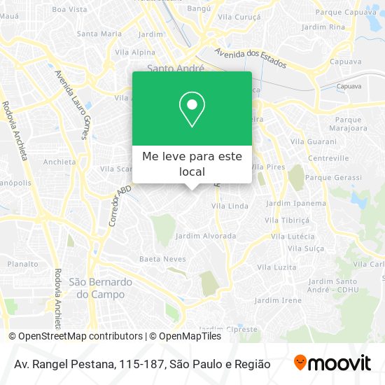 Av. Rangel Pestana, 115-187 mapa