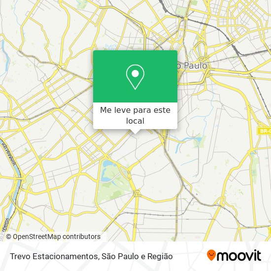 Trevo Estacionamentos mapa