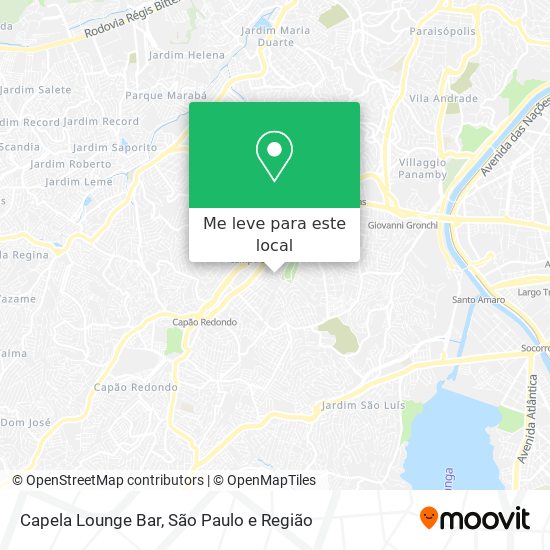 Capela Lounge Bar mapa