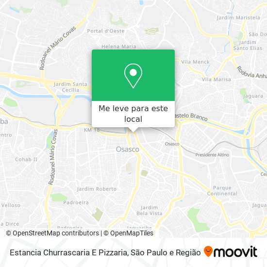 Estancia Churrascaria E Pizzaria mapa