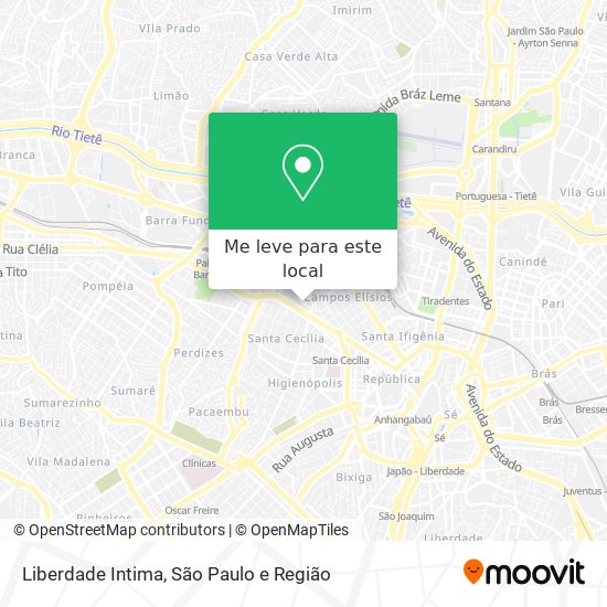 Liberdade Intima mapa