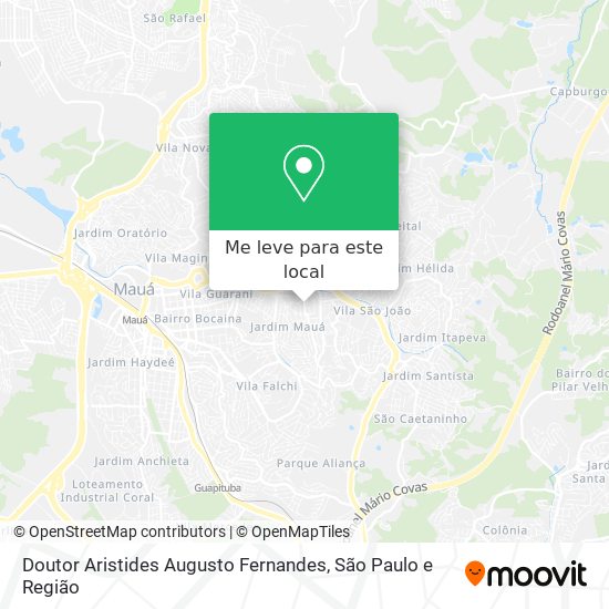 Doutor Aristides Augusto Fernandes mapa