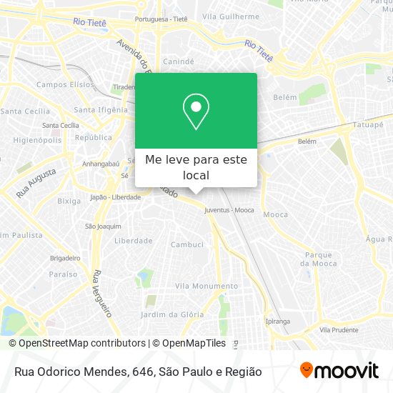 Rua Odorico Mendes, 646 mapa