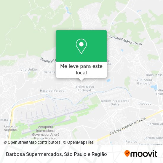 Barbosa Supermercados mapa