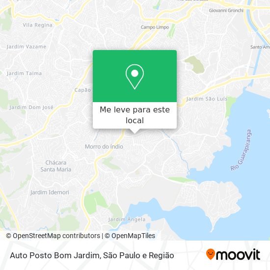 Auto Posto Bom Jardim mapa